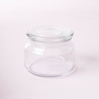 8 oz Lidded Glass Jar